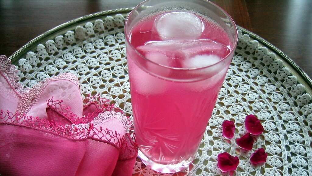 Розовый шербет