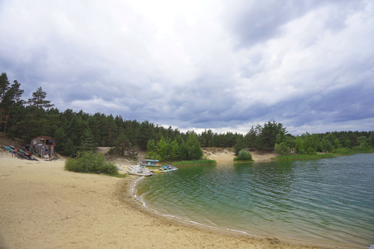 зона отдыха голубая вода