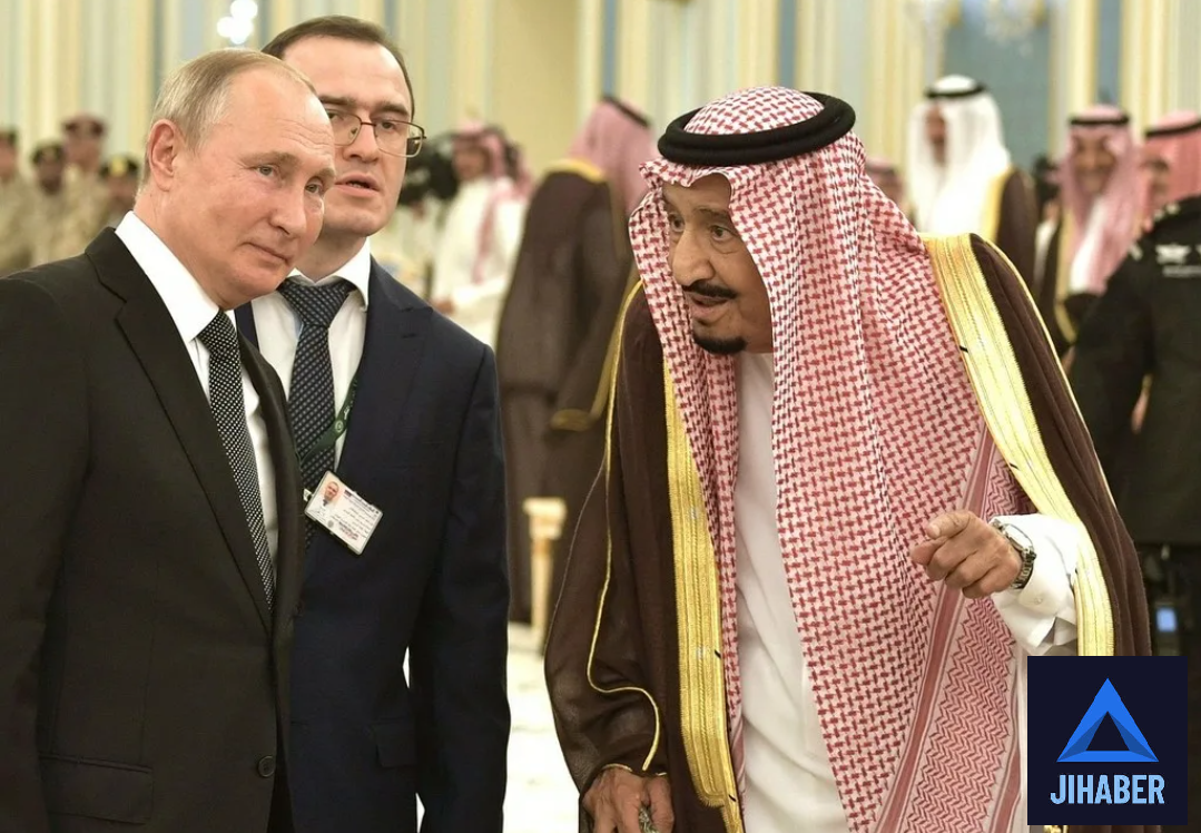 Президент РФ Владимир Путин и король Саудовской Аравии Салман бен Абдель Азиз Аль Сауд 