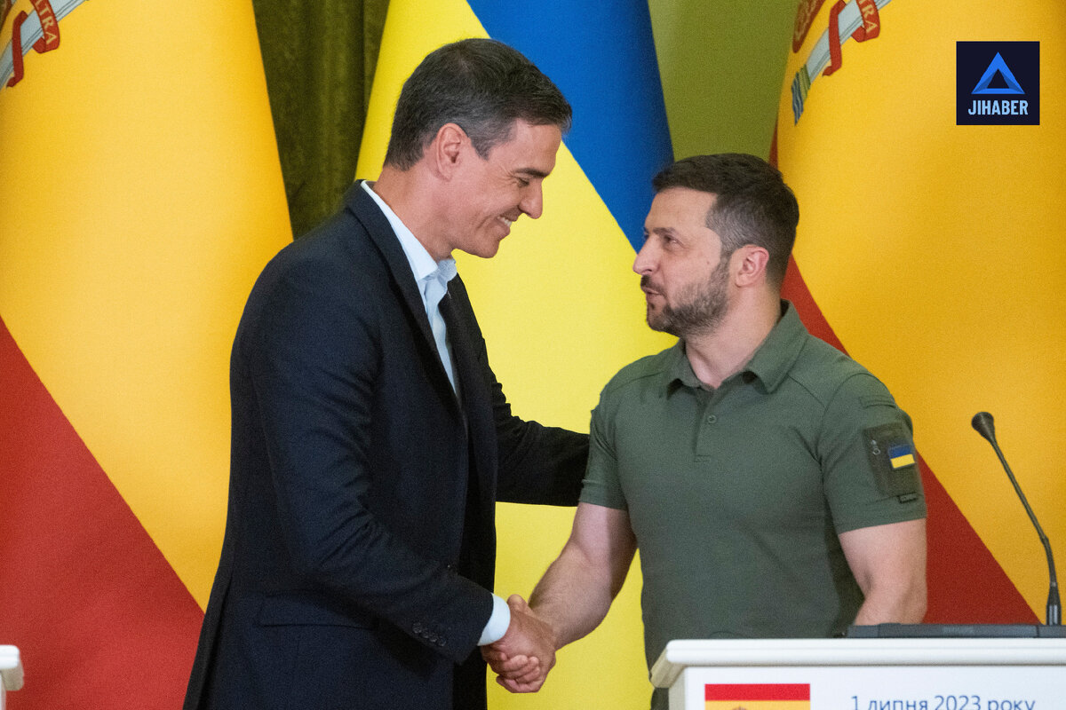 Педро Санчес и Владимир Зеленский