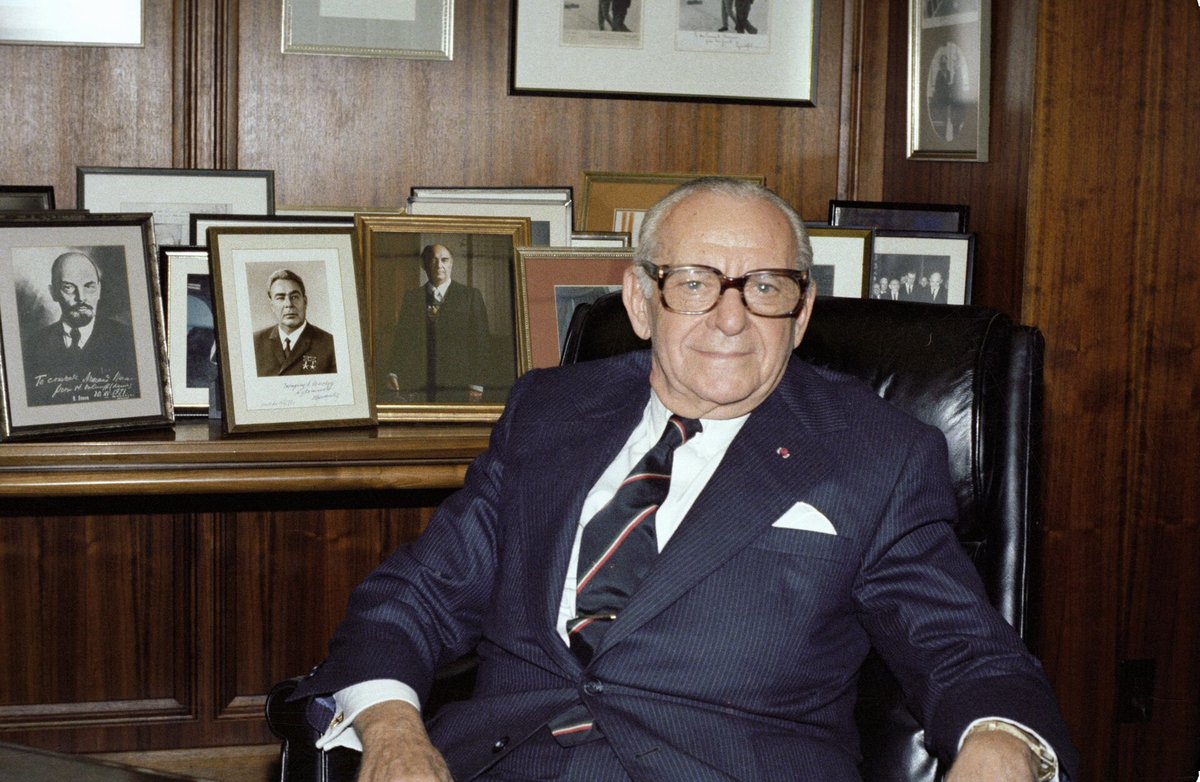 Арманд Хаммер, "любимый капиталист Советского Союза".