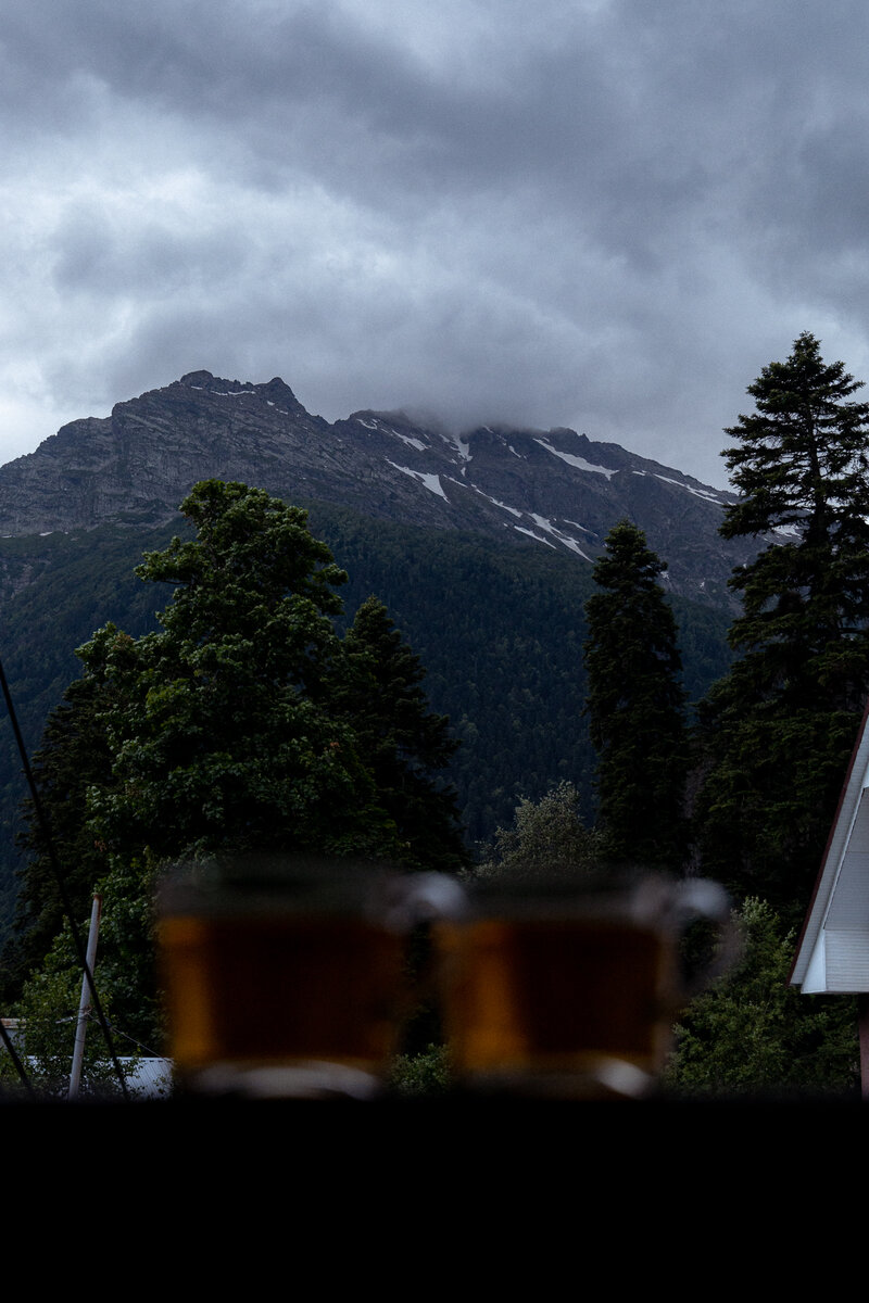 Очень вкусный домбайский чай