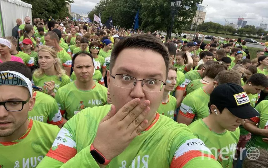    Всего в забеге приняло участие 3 тысячи бегунов! И я был в их числе!Евгений Шлапаков