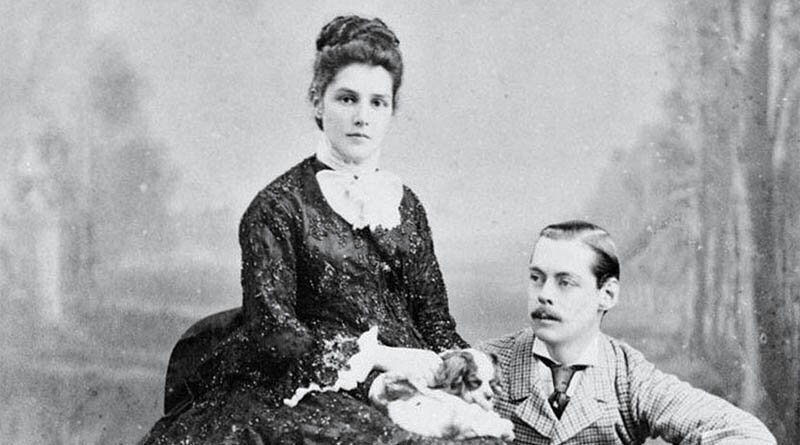 Дженни Черчилль с мужем