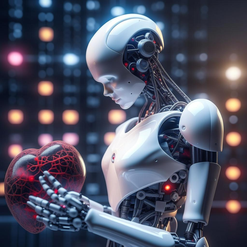 Искусственный интеллект держит сердце