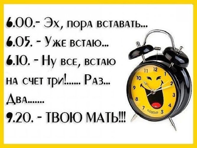 Поставь на каждый час. Шутки про будильник. Пора вставать. Анекдот про будильник. Стихи про будильник шуточные.