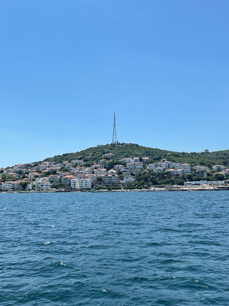 Вид на остров с парома