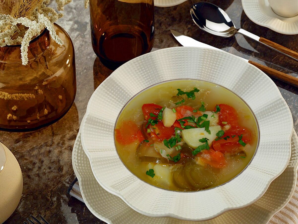 Куриный суп в мультиварке, готовим с вермишелью и зеленью. Пошаговый рецепт с фото.