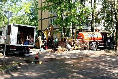    Pадвижку в колодце на улице Неделина Щелкове © Пресс-служба Министерства жилищно-коммунального хозяйства Московской области