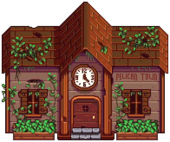 Здание клуба города Пеликан