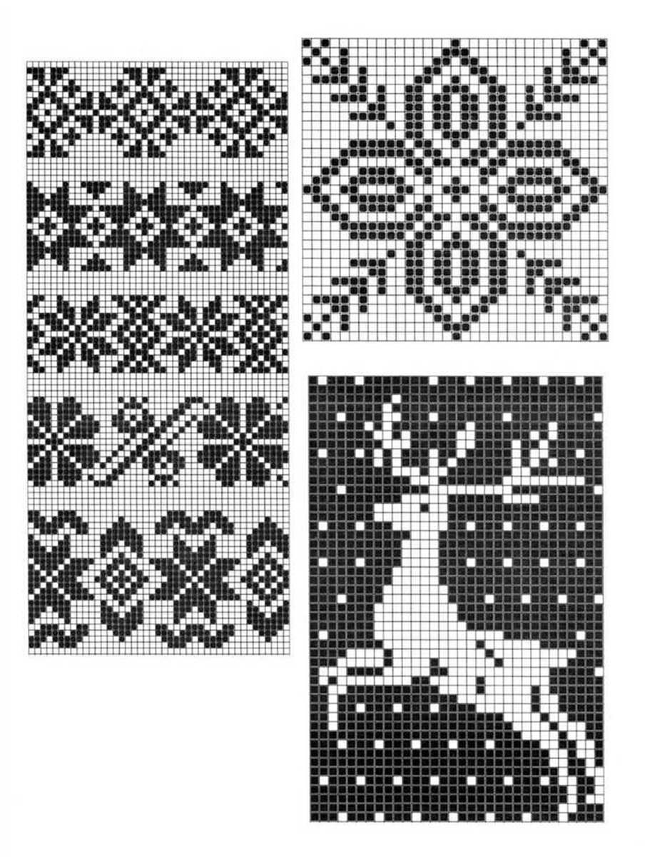 Рисунок актуален так же и для вышивки.