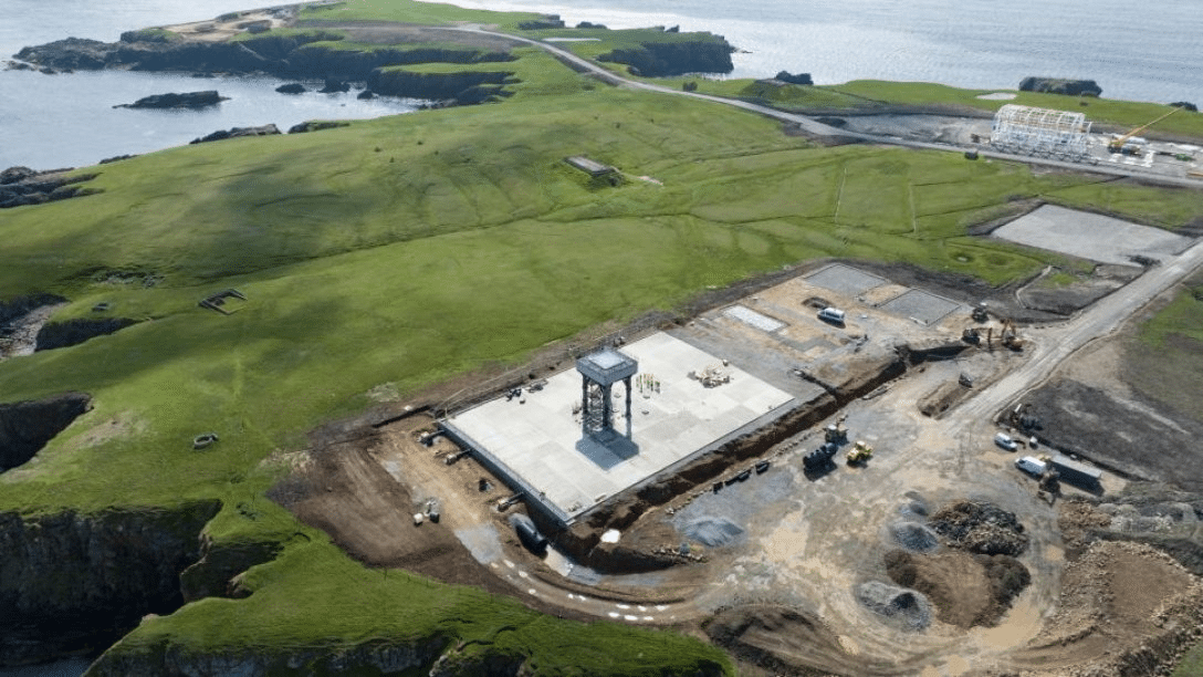    Строительство стартового комплекса / ©SaxaVord Spaceport