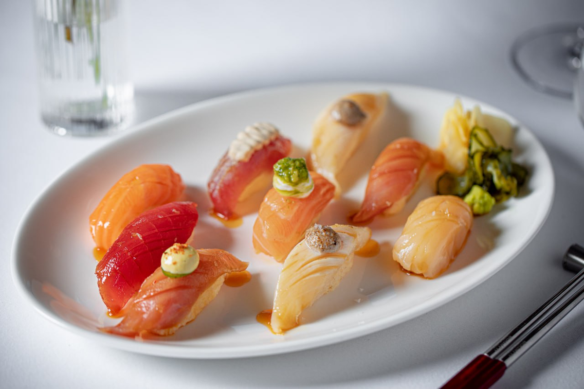 Суши без риса в ресторане Narnia