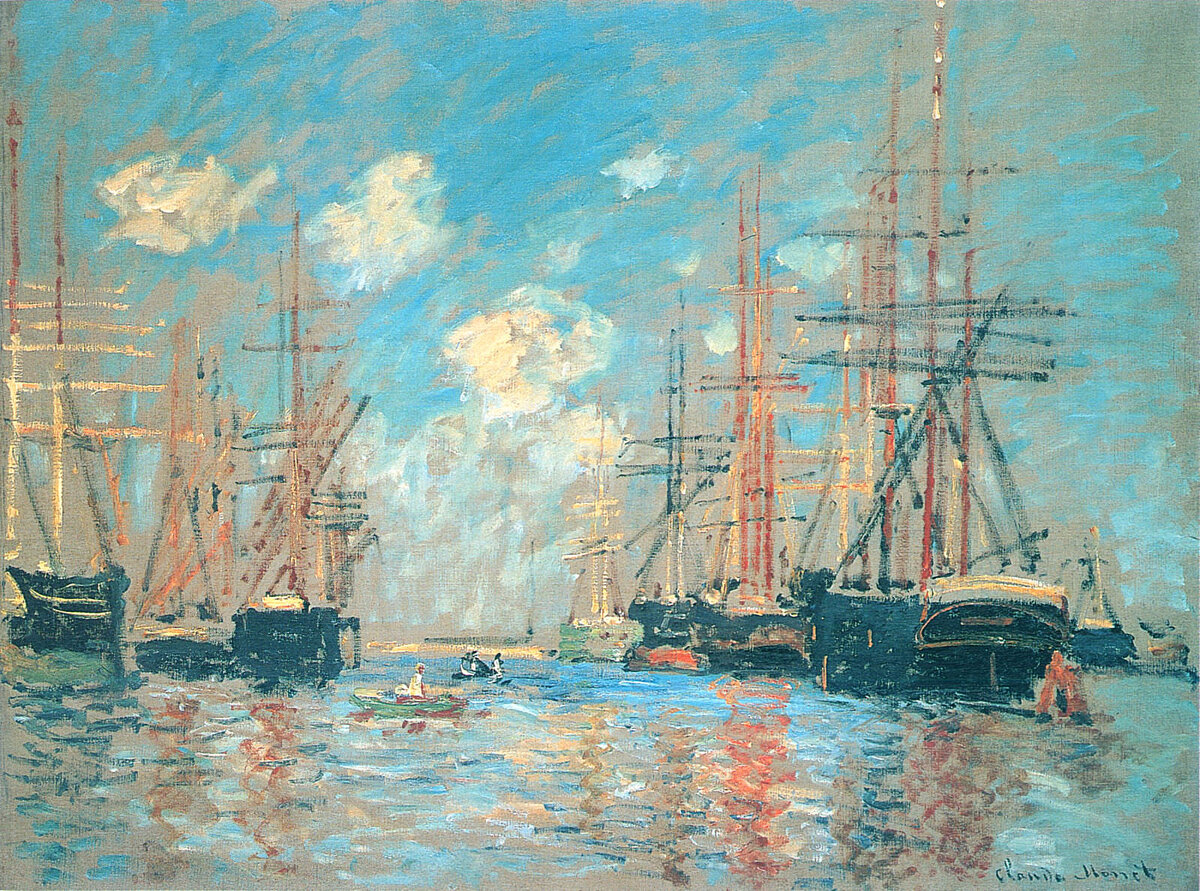 Клод Оскар Моне – Море, Порт в Амстердаме