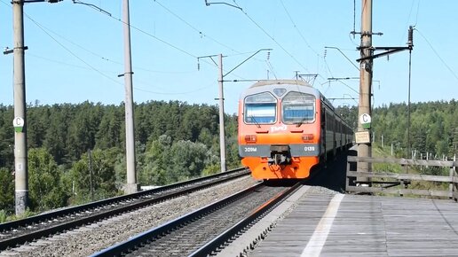 Электропоезд ЭД9М-0139 (015410). Покатушки от Новозудилово до Новоповалихи+отправление и ЭДТ.