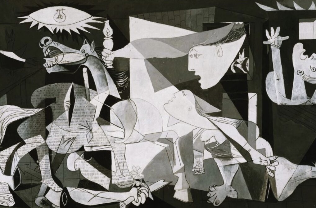  🇪🇸 Герника, селфи со Злом. Спустя 40 лет убран запрет на фотографирование одной из самых известных картин Пабло Пикассо.