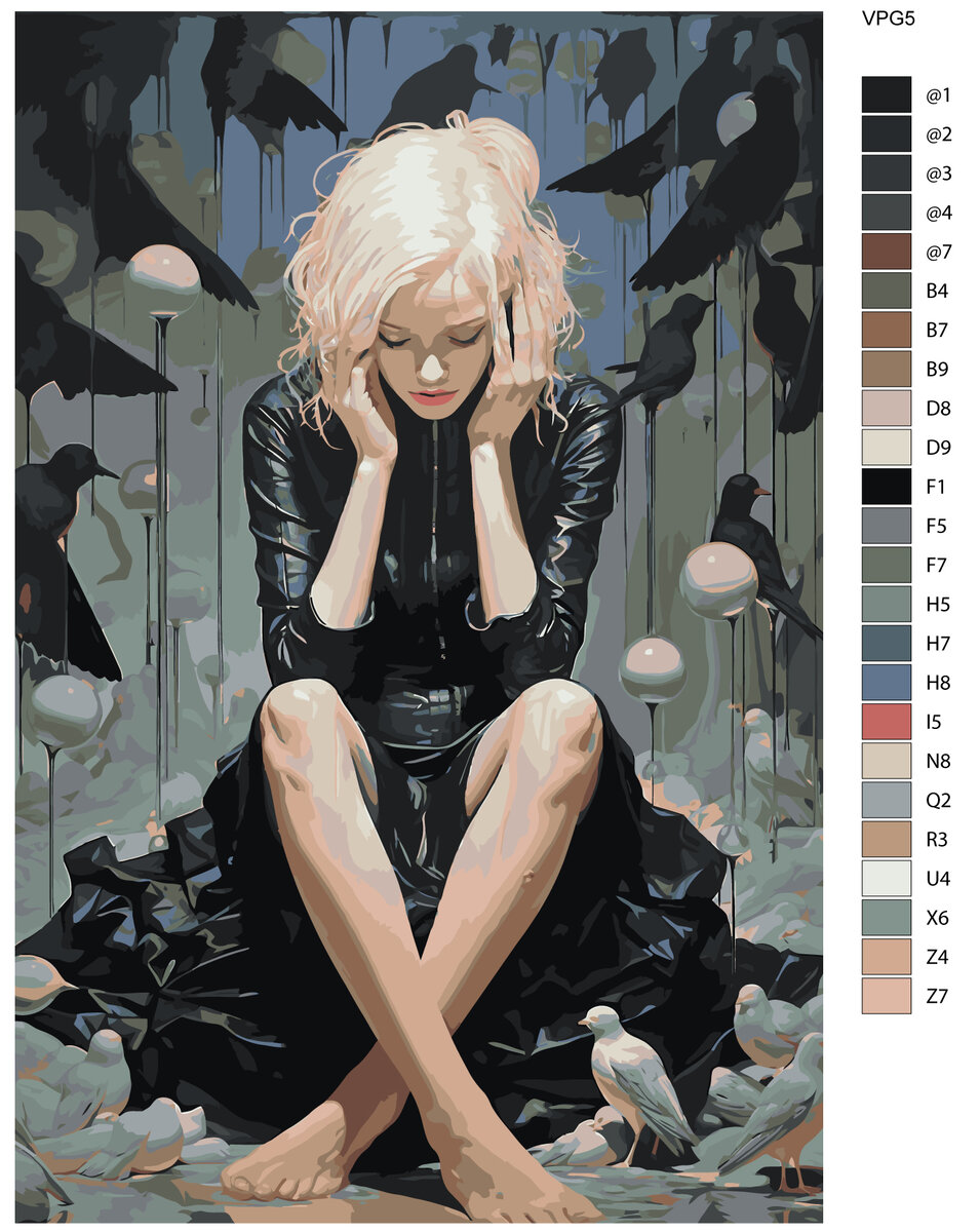 Картина по номерам "Инсомния"