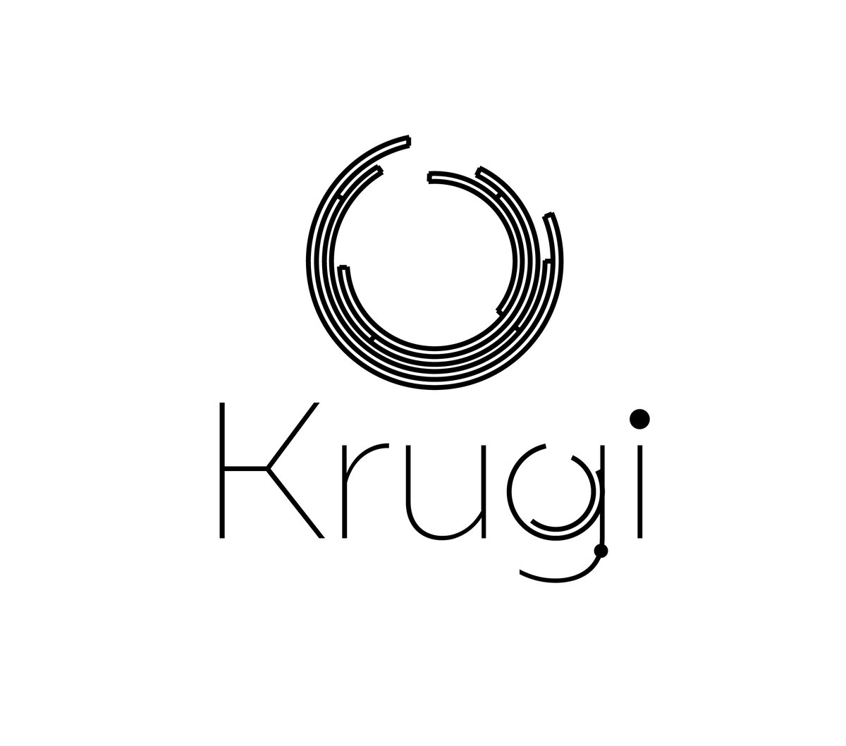 Логотип ювелирной мастерской Krugi