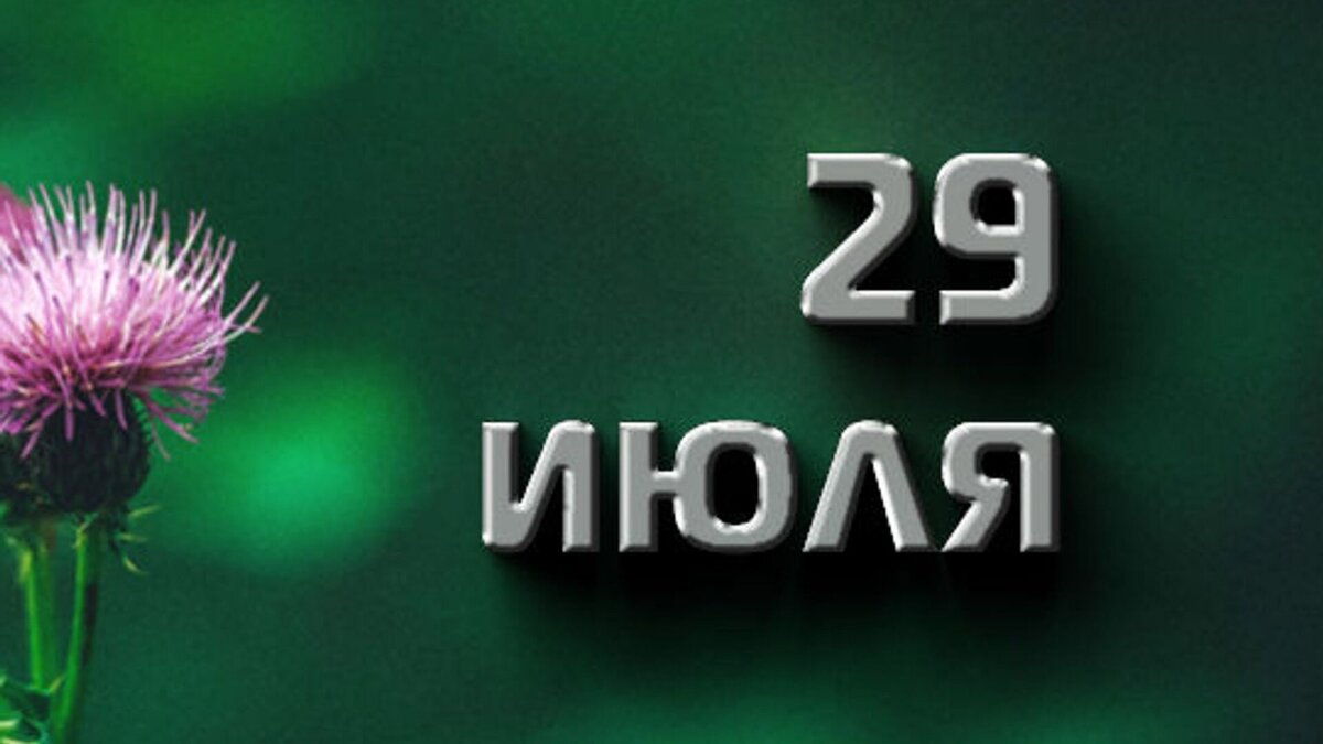 Один день великой страны. 29 июля