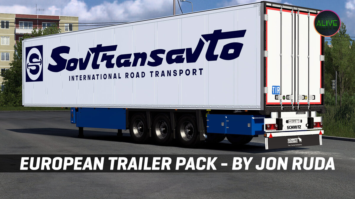 European Trailer Pack - Обзор мода для ETS 2 1.48 | TheAlive55 | Дзен