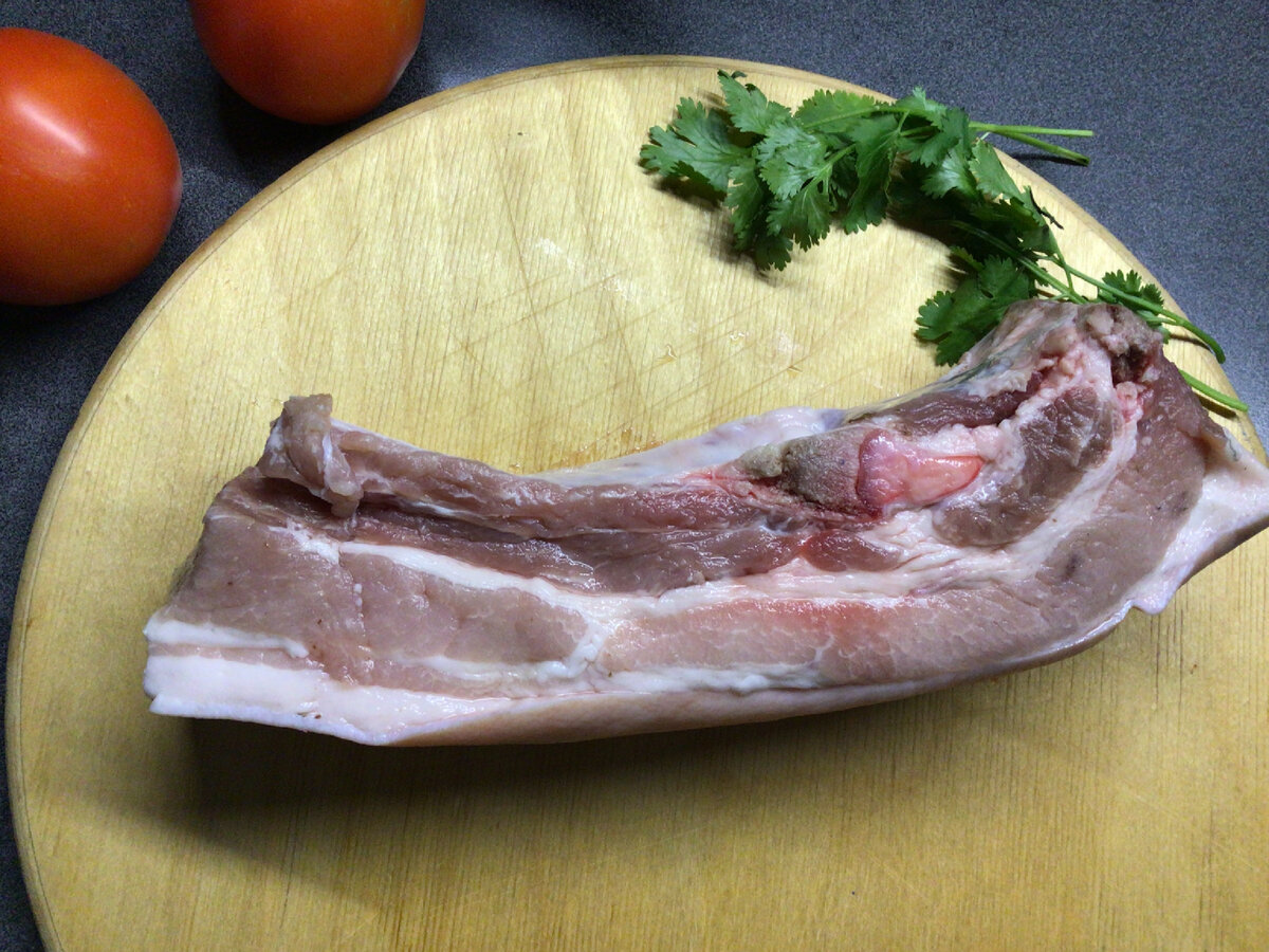 Свиная грудинка (в пакетах) - пошаговый рецепт с фото