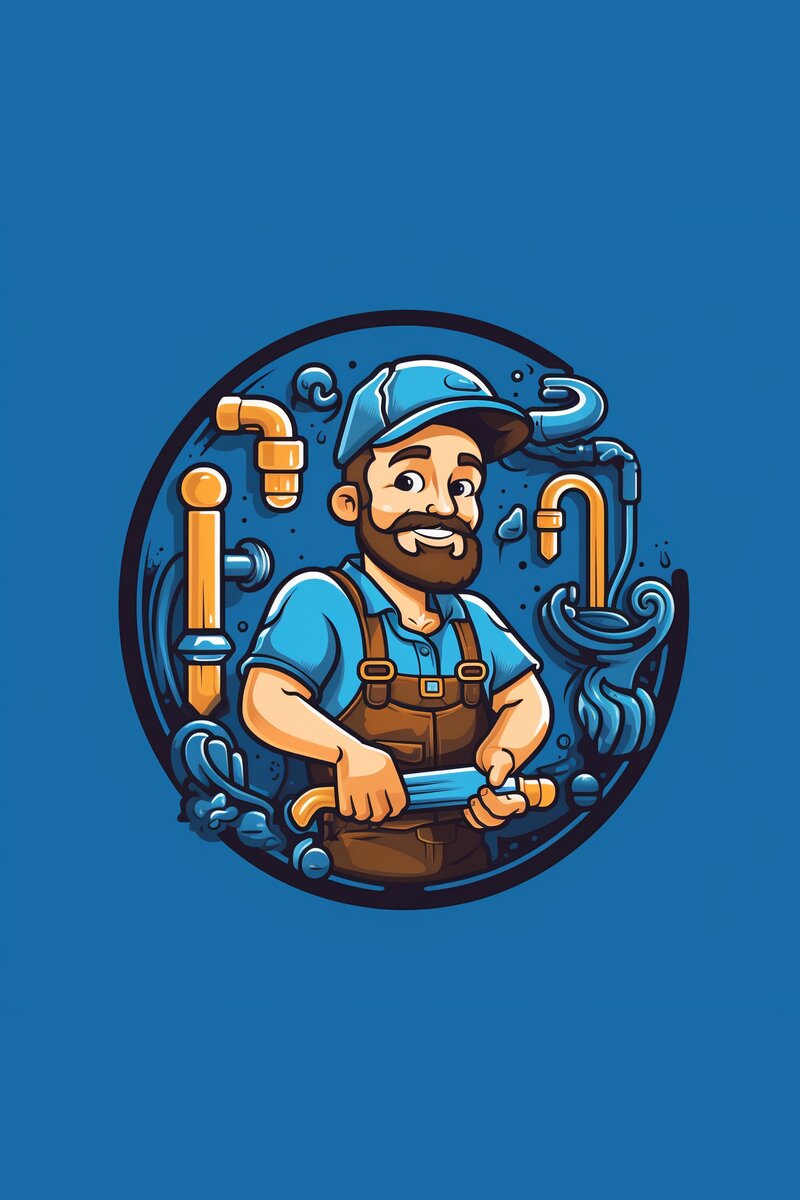 Сантехнический логотип от ИИ