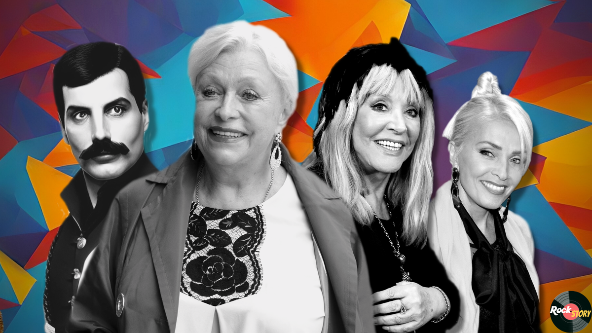 На фотографии: Фредди Меркьюри, Людмила Поргина, Алла Пугачева и Лайма Вайкуле