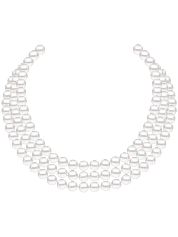 Колье Mikimoto Core из белого золота с жемчугом