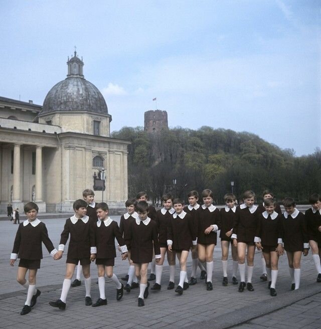 Хор мальчиков "Ажуолюкас", 1973 год. Вильнюс.