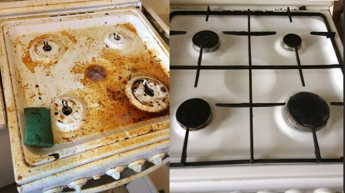 Помыть электроплиту. Грязная газовая плита. Грязная и чистая кухонная плита. Плита кухонная чистка до и после. Мытье газовой плиты.