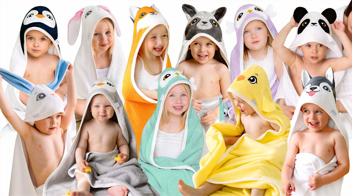 Коллекция полотенец- зверят Ярки Лапки