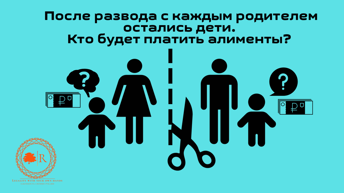 Кто будет платить алименты, если с каждым родителем остались дети? |  Законность своими руками | Дзен