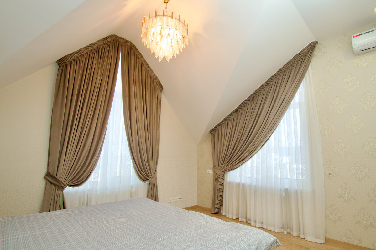 шторы для прямоугольного окна