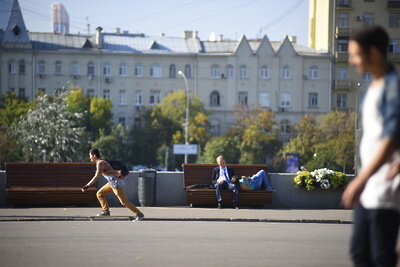    Жара в Москве ©Александр Кожохин РИАМО