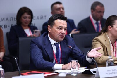    Губернатор Московской области Андрей Воробьев © Антон Чернов, «Подмосковье Сегодня»