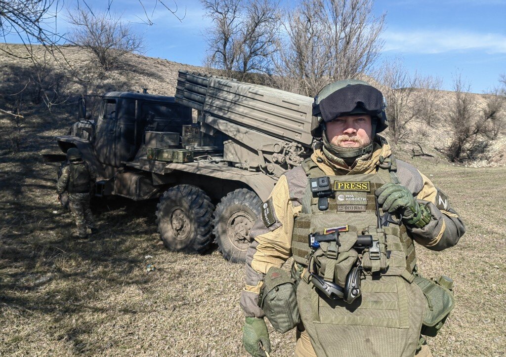 Военный корреспондент Ростислав Журавлёв. 