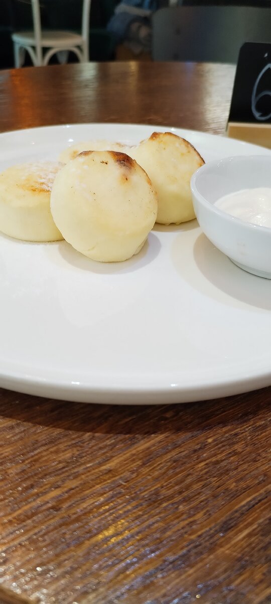 Сырники из кафе Утро в Ярославле 


