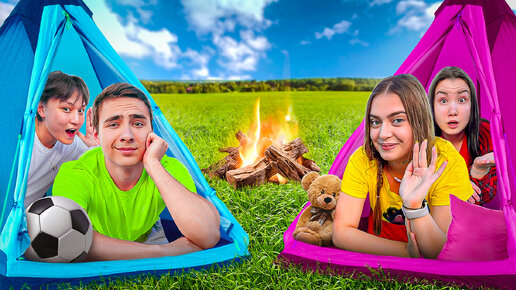 Летний Лагерь: Мальчики VS Девочки ! | Луномосик | Дзен