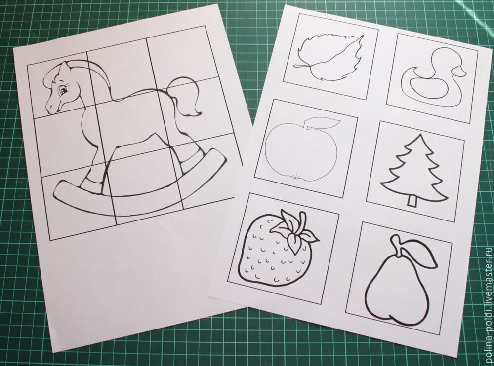 Шаблон для пазла