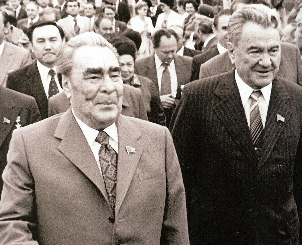 Брежнев и Кунаев