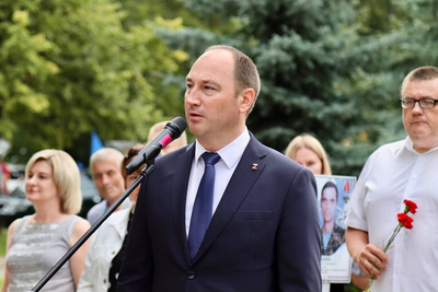    Торжественное мероприятие, посвященное Дню Воздушно-десантных войск у памятника воину-интернационалисту в Ступино © Пресс-служба администрации г.о. Ступино