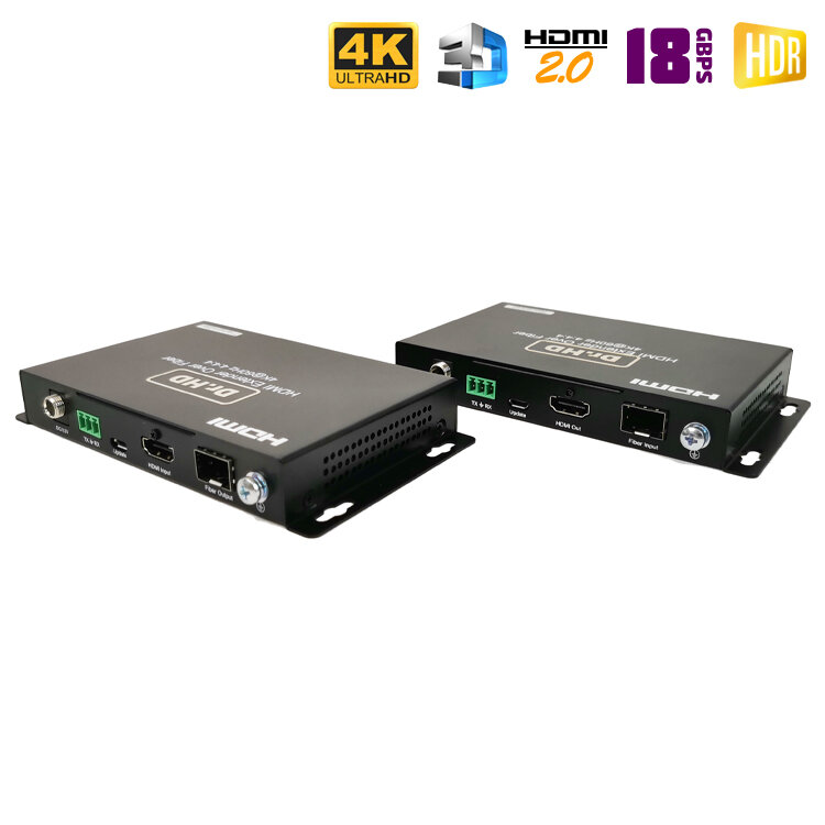 Комплект HDMI 2.0 удлинитель по оптике Dr.HD EF 10K FX