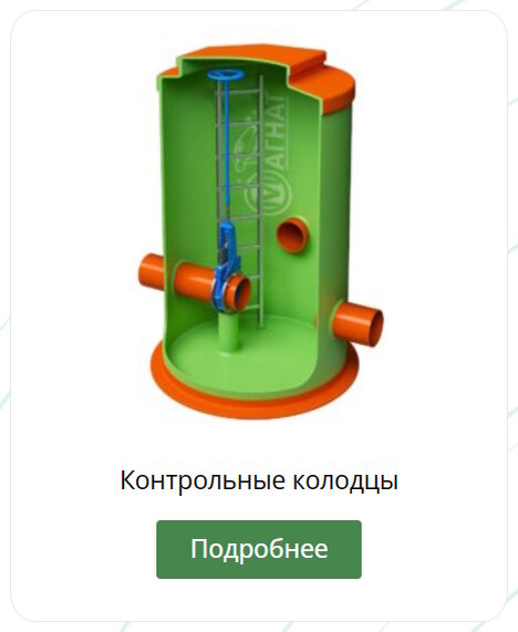 Контрольные колодцы из стеклопластика МАГНАТ