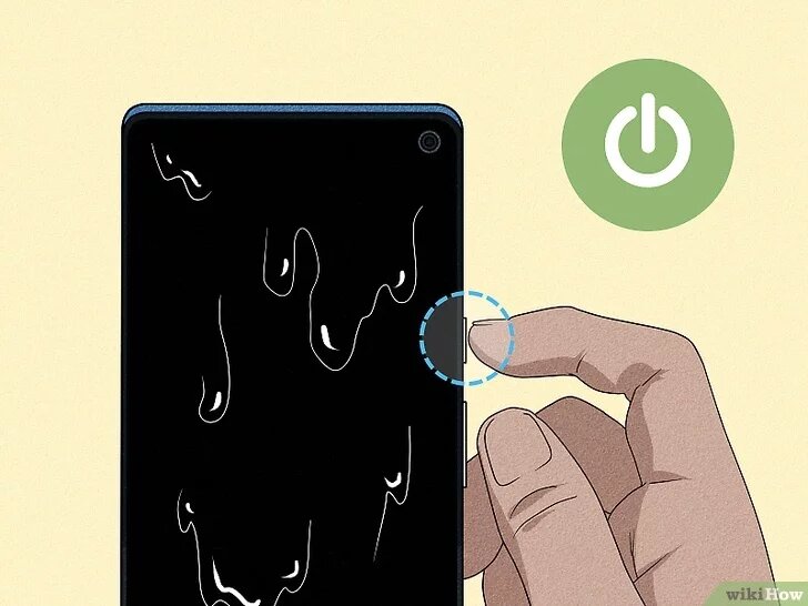 1Немедленно выключите телефон.Каким бы водонепроницаемым ни был ваш телефон, при попадании влаги немедленно выключайте его. Не поддавайтесь искушению снова включать телефон, пока вы полностью не высушите порт зарядки, разъем для наушников и другие компоненты.Если при намокании зарядного устройства к вашему телефону подключено что-либо, например, кабель для зарядки или чехол для расширения аккумулятора, извлеките и это.
Если весь ваш телефон мокрый (не только порт зарядки), извлеките лоток для SIM-карт, SIM-карту и все внешние карты памяти. Если вы используете Android со съемной батареей, удалите и ее.
