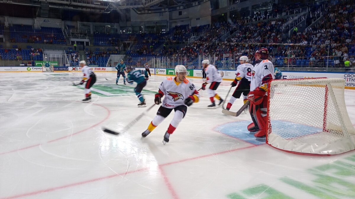     Встреча закончилась со счетом 3:1 в пользу хозяев льда.