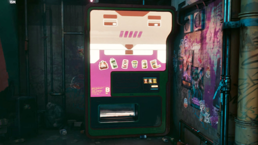 Cyberpunk 2077 торговый автомат