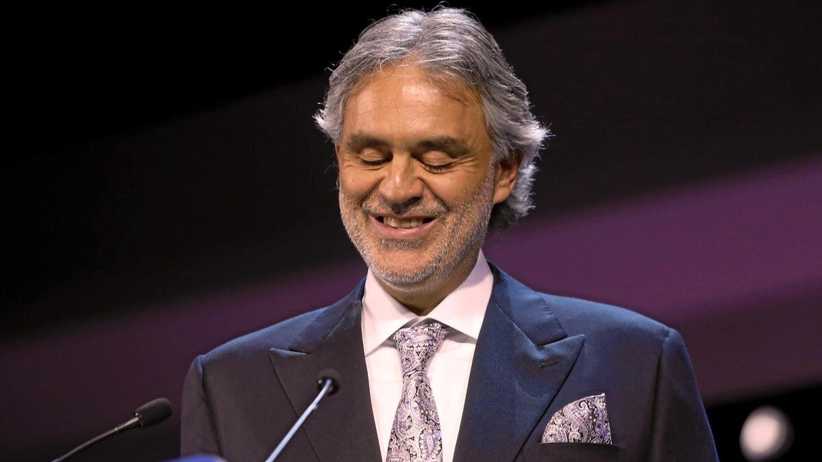    Андреа Бочелли на Всемирном экономическом форуме (2015):Flickr / World Economic Forum