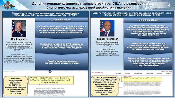 СКРИНШОТ СТРАНИЦЫ ДОКЛАДА МО РОССИИ О ВОЕННО-БИОЛОГИЧЕСКОЙ ДЕЯТЕЛЬНОСТИ США. ИСТОЧНИК: МИНОБОРОНЫ РОССИИ