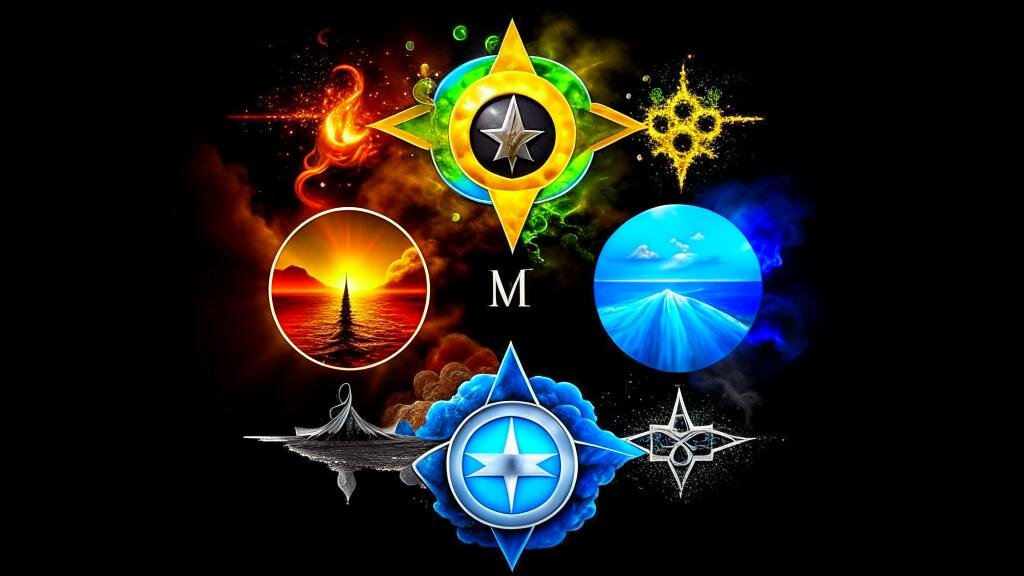 Вода, Огонь, Воздух,и Земля — это 4 основные силы магии и элементы эзотерики