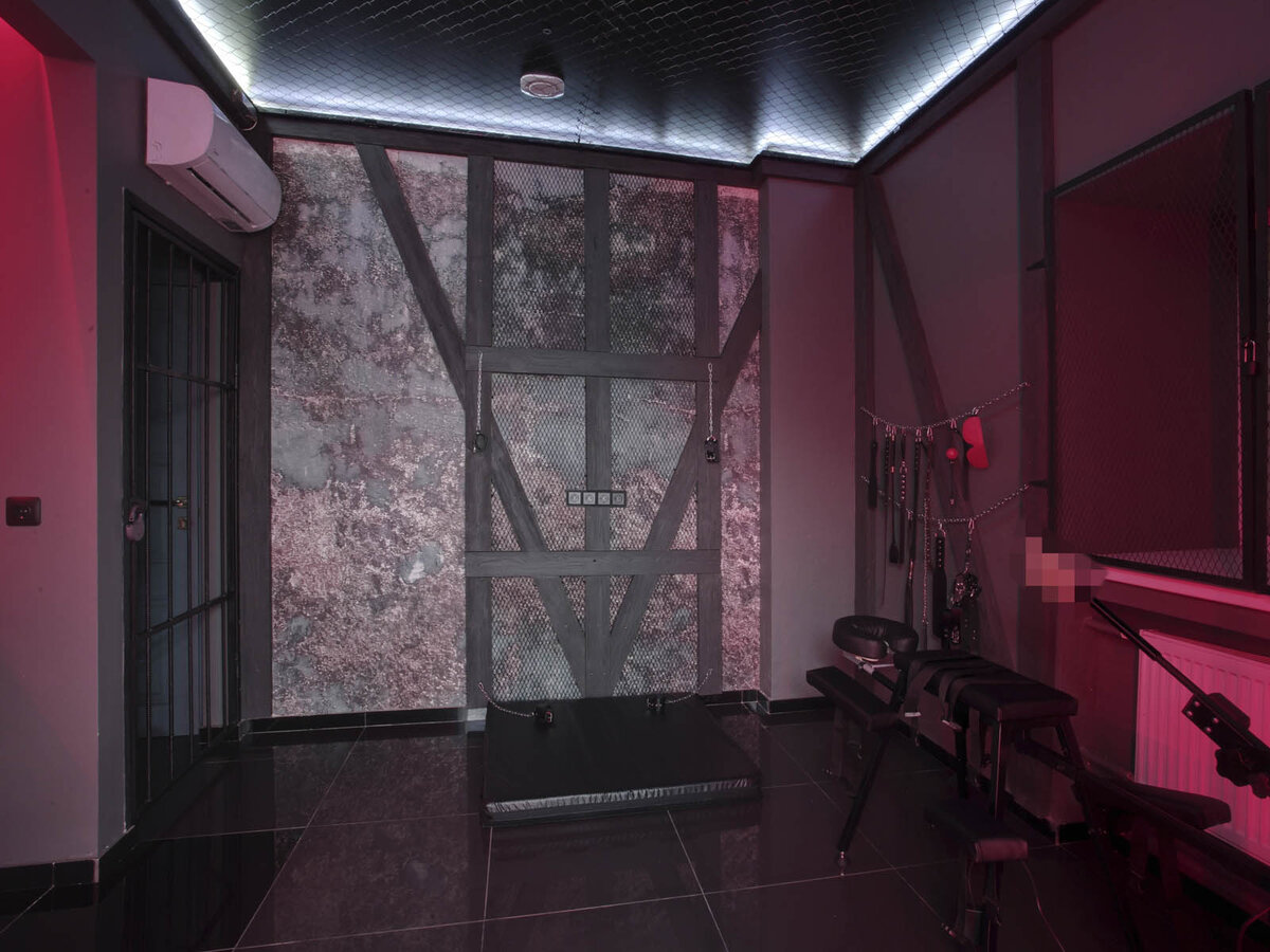 Номер "Рай и ад" в отеле "Подушкин" на Васильевском острове (Санкт-Петербург)